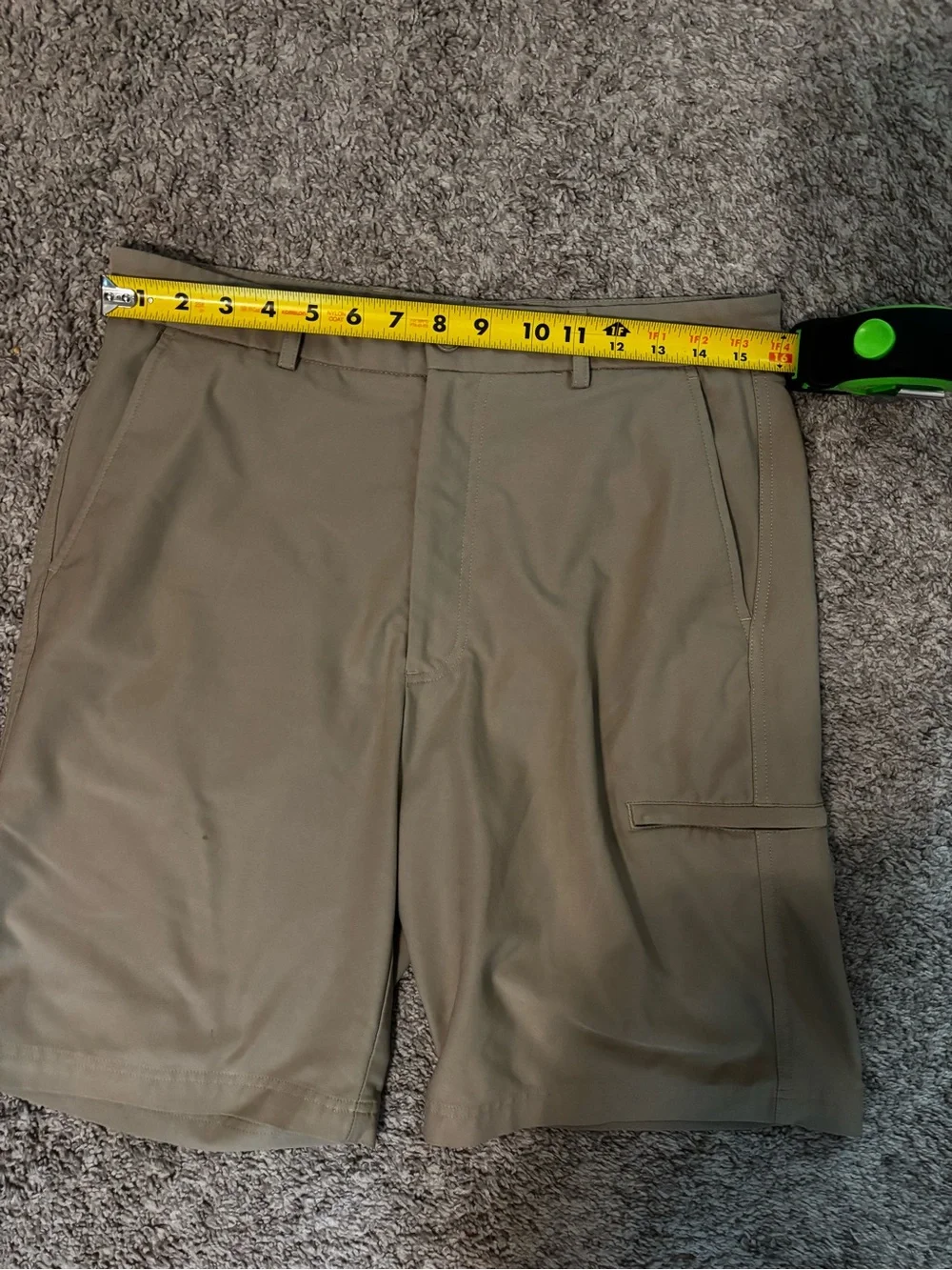 Pebble Beach Men's Cargo Shorts - Khaki Tan 32” waist